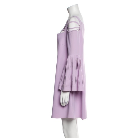 La Petite Robe Chiara Boni lazer cut Long Sleeve Dress, in lavender - Picture 3 of 7